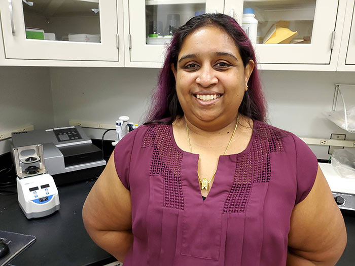 Priya Revindran, Laboratory Services Supervisor