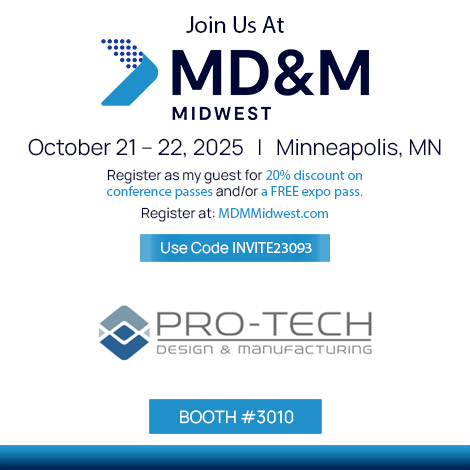 PRO-TECH Design & Manufacturing at MD&M Midwest 2025