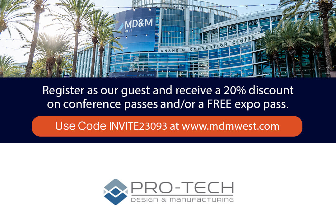 PRO-TECH Design & Manufacturing at MD&M West 2026