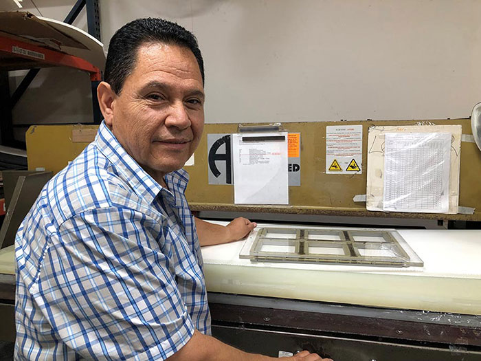 Jose Santa Cruz, Machine Operator